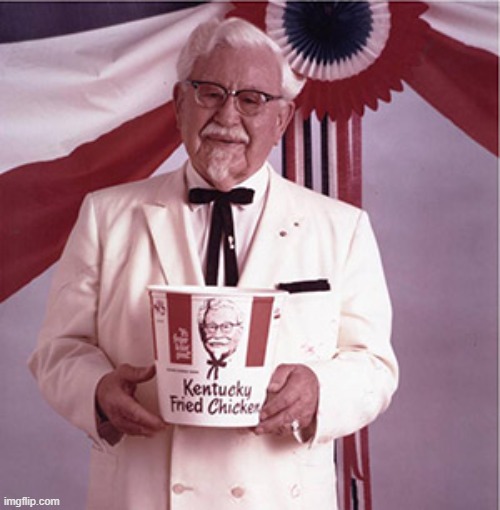 KFC Colonel Sanders | image tagged in kfc colonel sanders | made w/ Imgflip meme maker