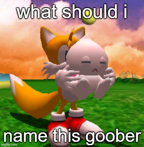 top comment wins | what should i; name this goober | made w/ Imgflip meme maker
