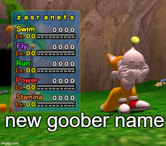 new goober name | made w/ Imgflip meme maker