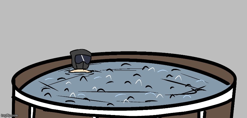he has a hot tub | made w/ Imgflip meme maker