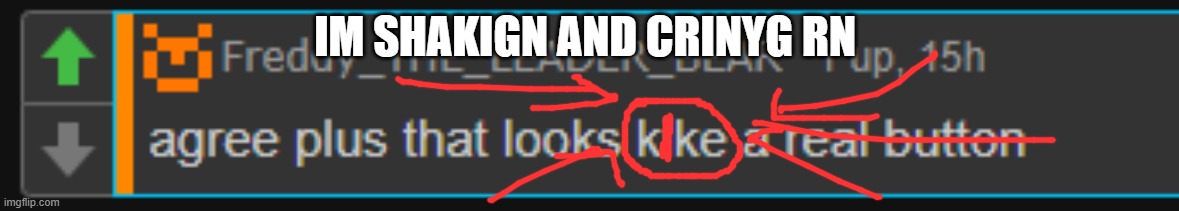 Came back just to post this | IM SHAKIGN AND CRINYG RN | made w/ Imgflip meme maker