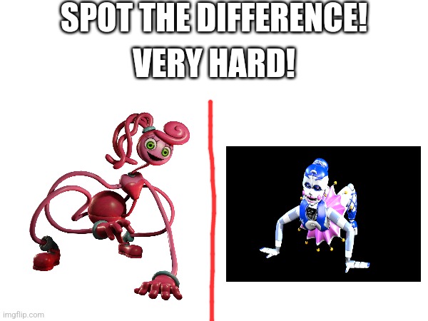 If You Don't Get It, It's The Way They Walk | SPOT THE DIFFERENCE! VERY HARD! | image tagged in fnaf | made w/ Imgflip meme maker