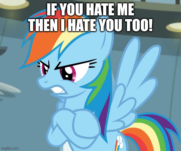 IF YOU HATE ME THEN I HATE YOU TOO! | made w/ Imgflip meme maker