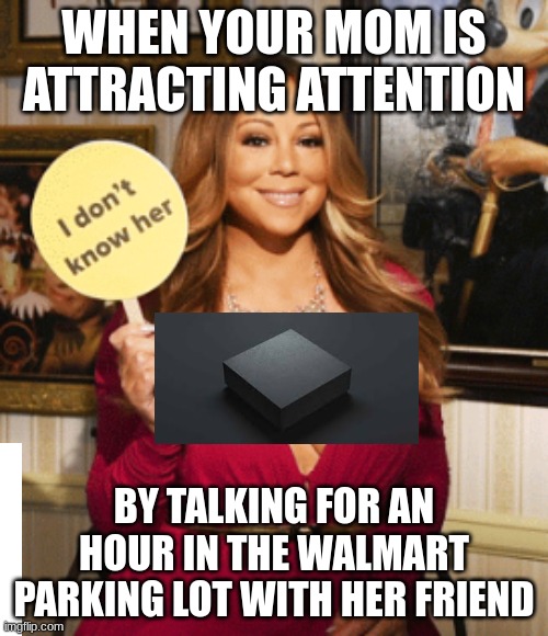 I hate when this happens | WHEN YOUR MOM IS ATTRACTING ATTENTION; BY TALKING FOR AN HOUR IN THE WALMART PARKING LOT WITH HER FRIEND | image tagged in annoying | made w/ Imgflip meme maker