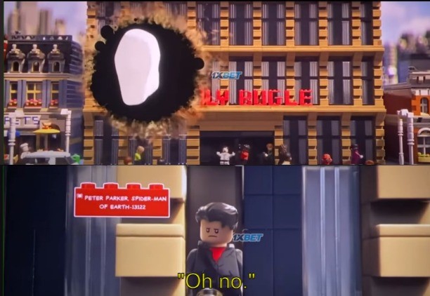 Lego Spider-Man "Oh no." Blank Meme Template