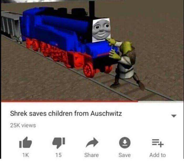 Sherk saves children from Auschwitz Blank Meme Template