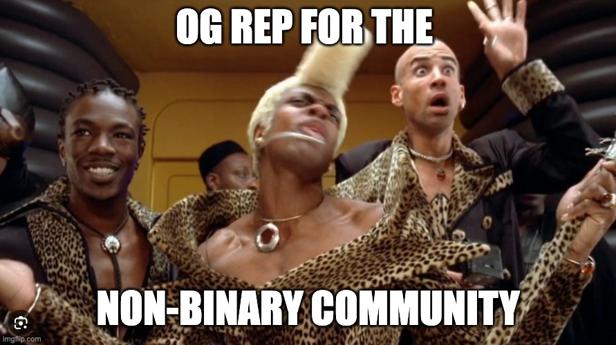 5th Element Tuck | OG REP FOR THE; NON-BINARY COMMUNITY | image tagged in binary | made w/ Imgflip meme maker
