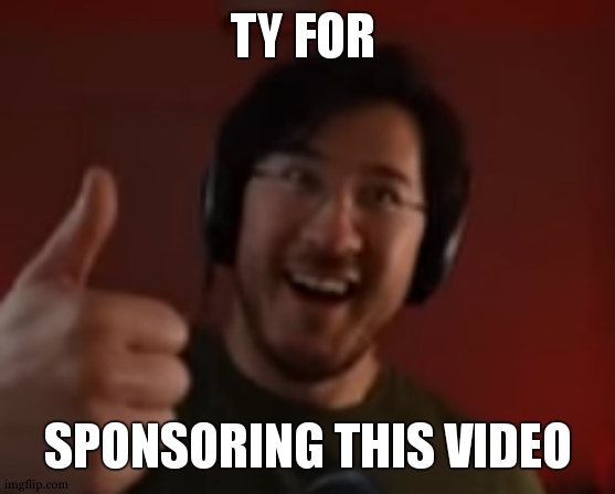 Markiplier thumbs up | TY FOR SPONSORING THIS VIDEO | image tagged in markiplier thumbs up | made w/ Imgflip meme maker
