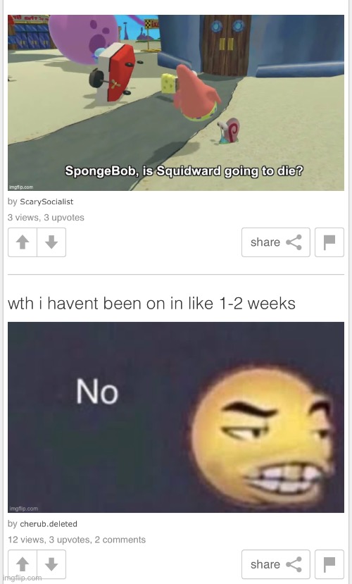 No he isnt | made w/ Imgflip meme maker