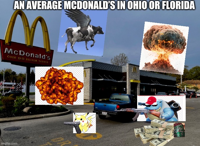 McDonald’s | AN AVERAGE MCDONALD’S IN OHIO OR FLORIDA | made w/ Imgflip meme maker