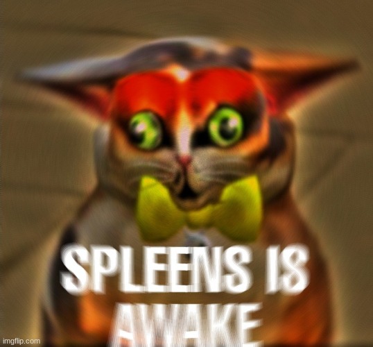 OH NAW | image tagged in spleens is awake | made w/ Imgflip meme maker