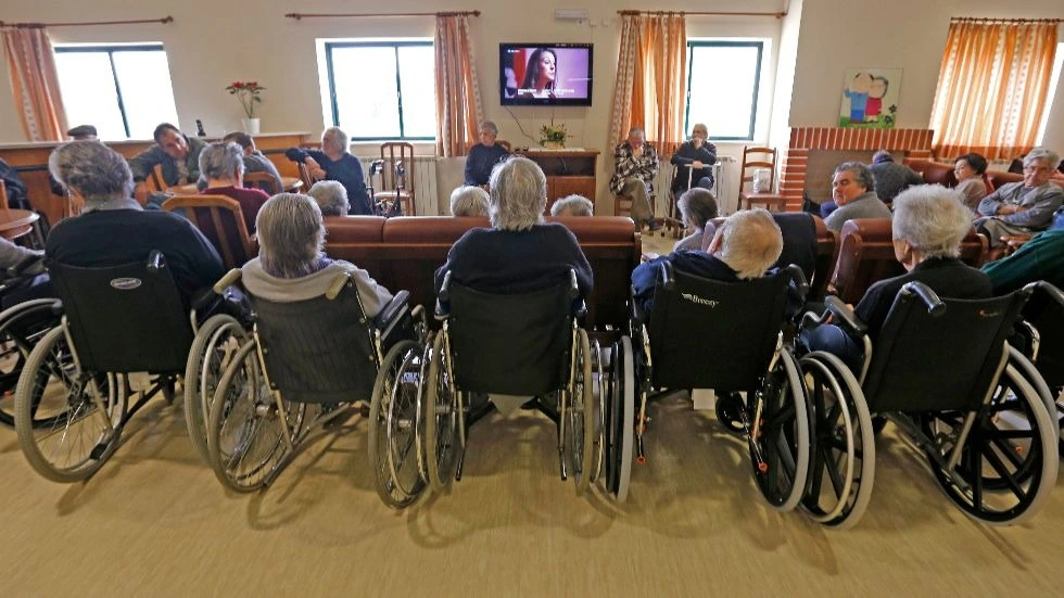 elders in wheelchairs Blank Meme Template