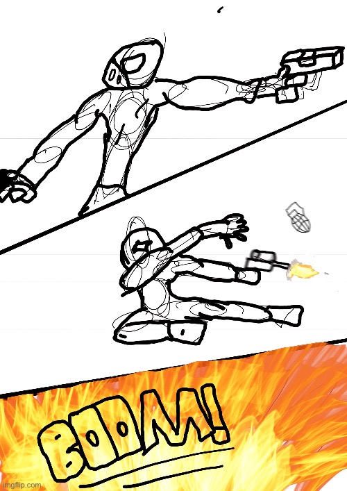 My first comic on  Imgflip | image tagged in drawing | made w/ Imgflip meme maker