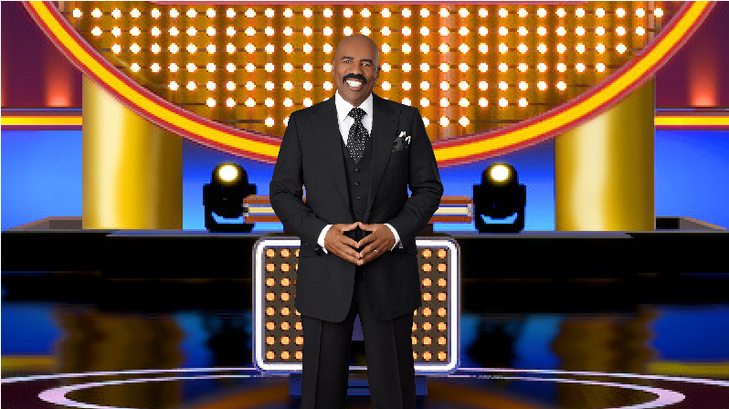 High Quality Steve Harvey Family Feud Blank Meme Template