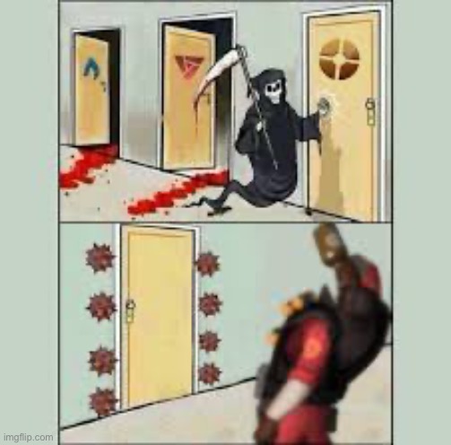 “I live in a grim bloody fable… with an unhappy, bloody ending!” | made w/ Imgflip meme maker