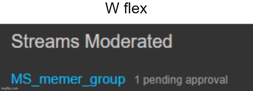 W flex | made w/ Imgflip meme maker