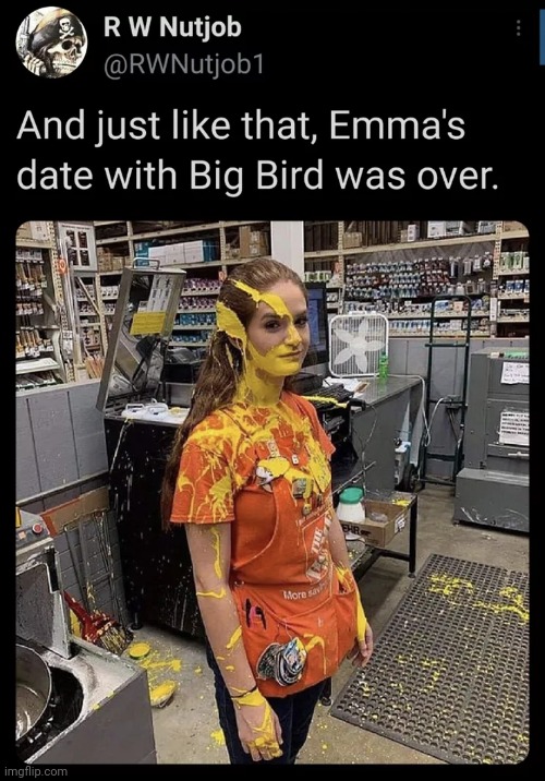 Big bird date | image tagged in cursed,big bird | made w/ Imgflip meme maker