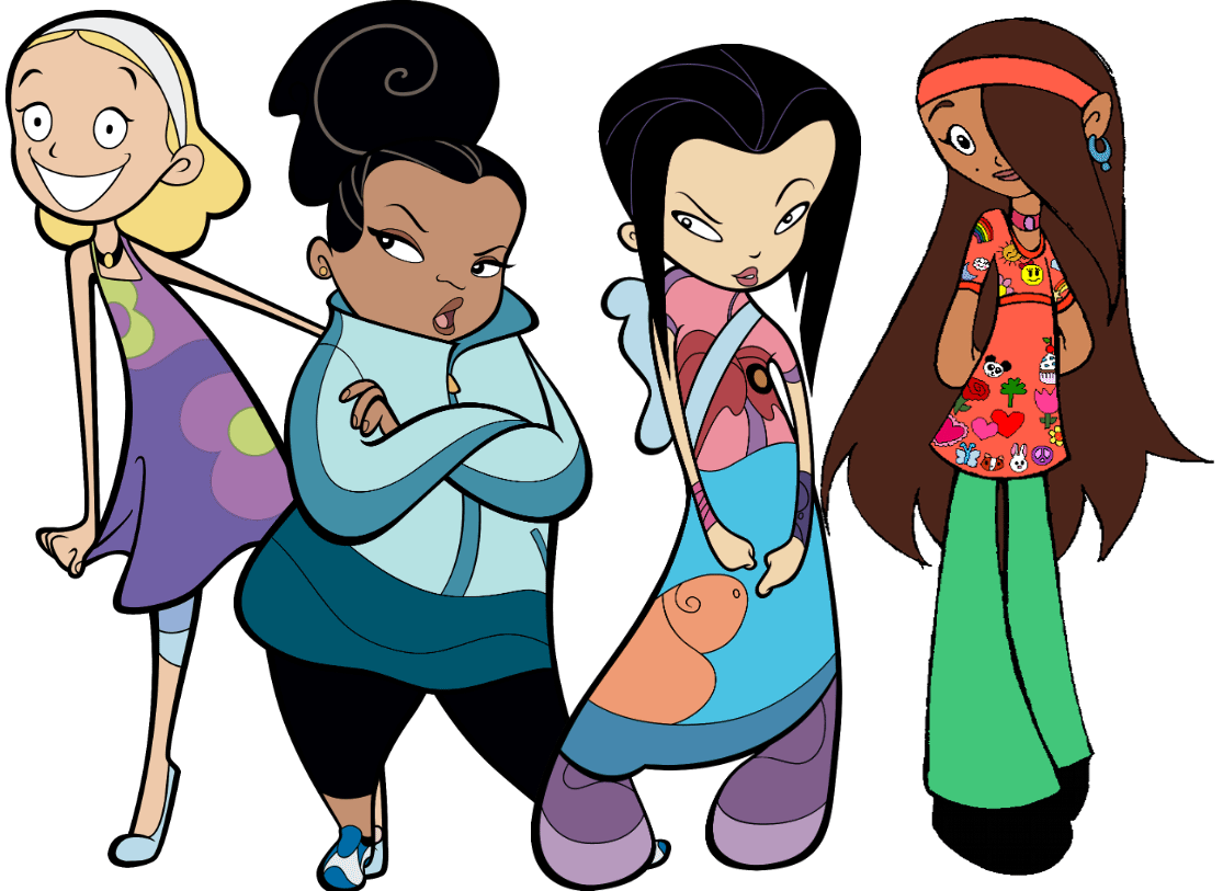 High Quality Class of 3000 Four Girls Blank Meme Template