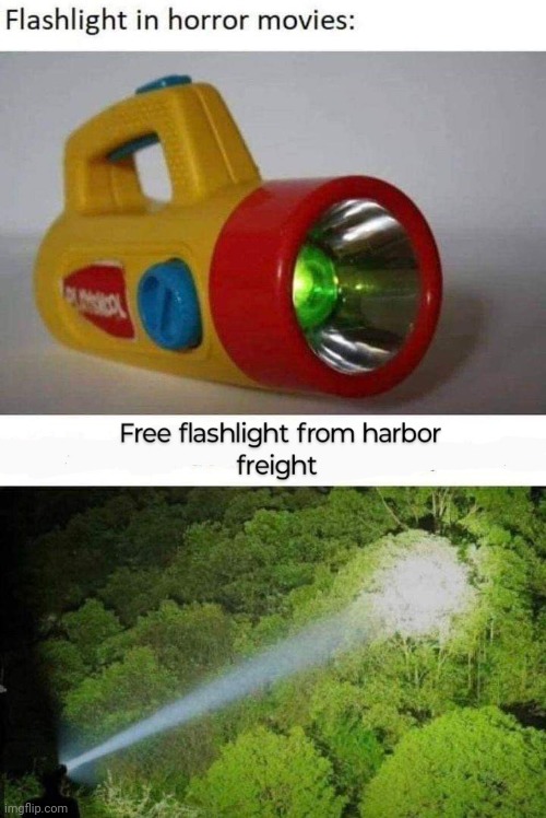 Flashlight in horror movies | image tagged in horror movies,horror,funny memes,lol so funny,flashlight | made w/ Imgflip meme maker