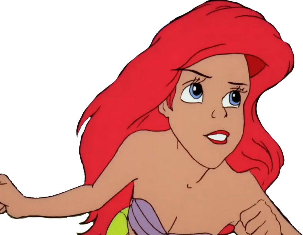 High Quality ariel badass little mermaid Blank Meme Template