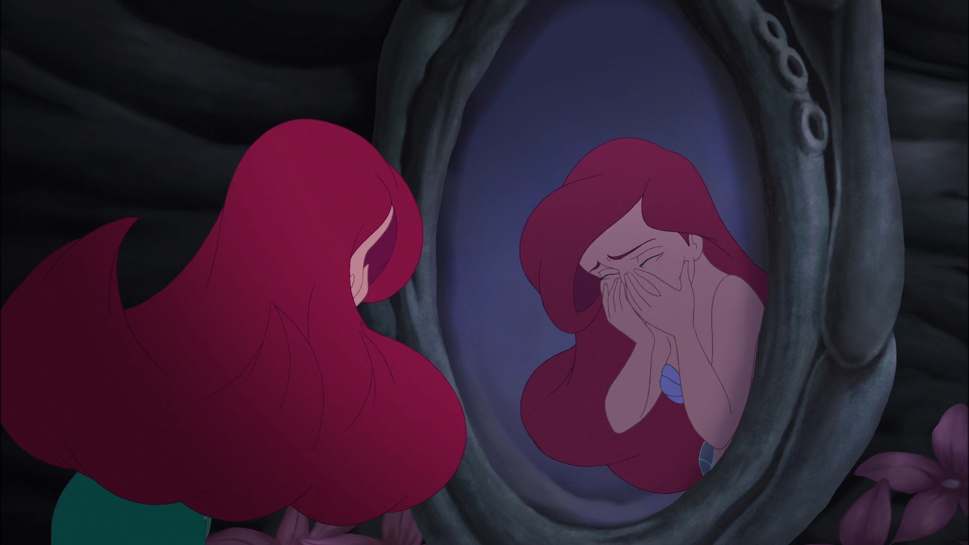 High Quality ariel crying Blank Meme Template