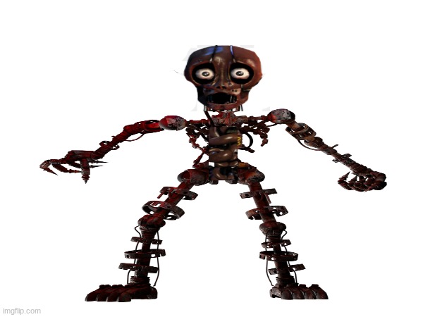 the mimic is transforming into william afton | image tagged in fnaf,fnaf security breach | made w/ Imgflip meme maker