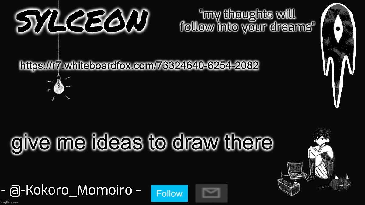 blackspace. | https://r7.whiteboardfox.com/73324640-6254-2082; give me ideas to draw there | image tagged in blackspace | made w/ Imgflip meme maker