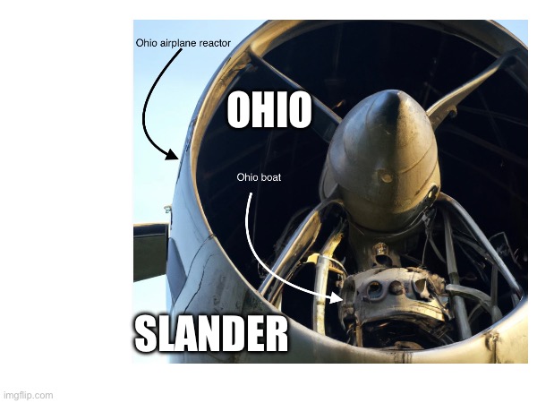 Ohio | OHIO; SLANDER | made w/ Imgflip meme maker