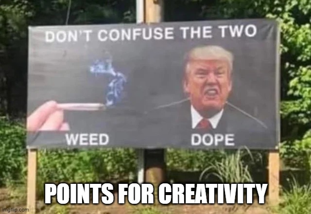 It's a Sign | POINTS FOR CREATIVITY | image tagged in politics | made w/ Imgflip meme maker