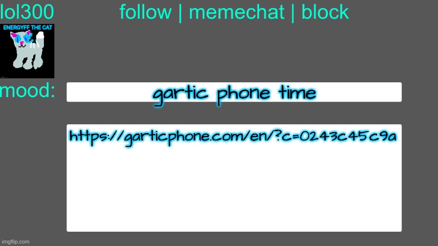 Lol300 announcement temp 3 | gartic phone time; https://garticphone.com/en/?c=0243c45c9a | image tagged in lol300 announcement temp 3 | made w/ Imgflip meme maker