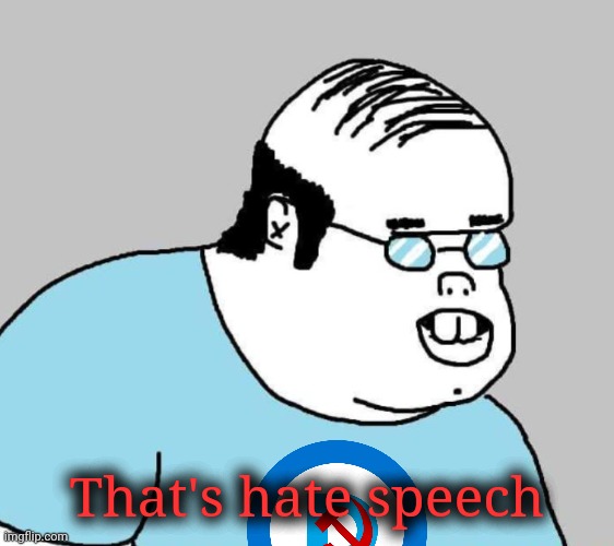 Well Ackchyually | That's hate speech | image tagged in well ackchyually | made w/ Imgflip meme maker