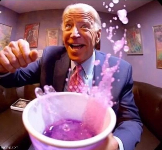 SODA | image tagged in lean biden | made w/ Imgflip meme maker