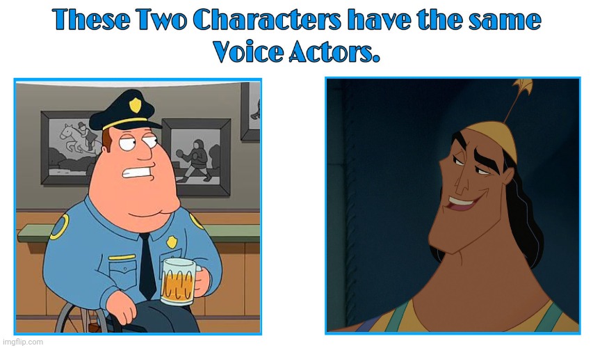 They are essentially the same character, except one's a cripple and the other isn't. | image tagged in same voice actor,memes | made w/ Imgflip meme maker
