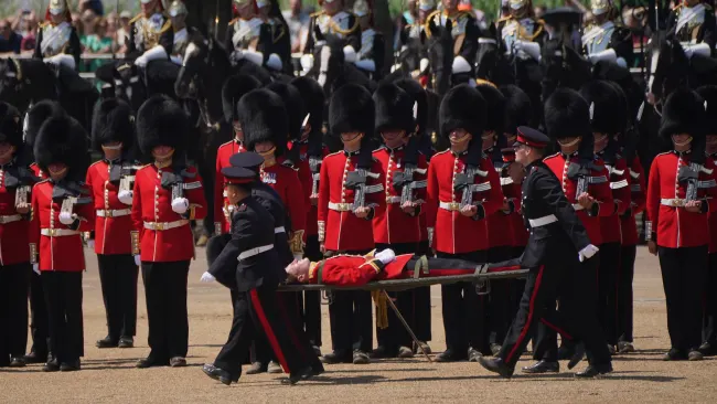 British fainted Blank Meme Template