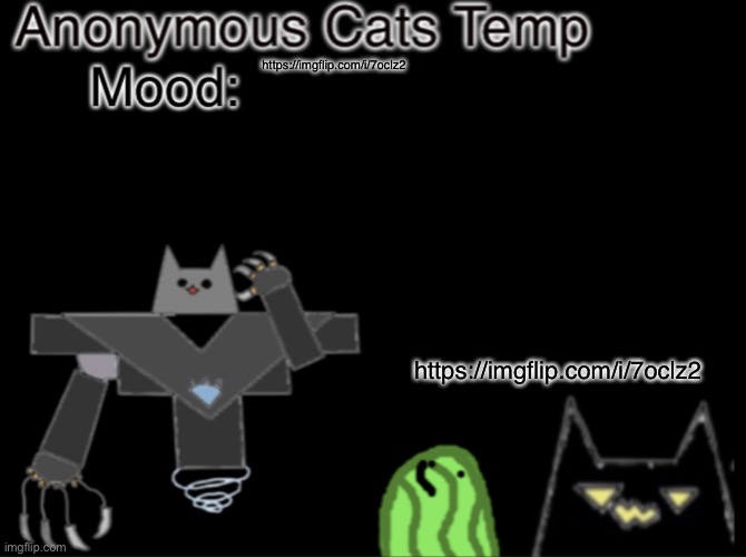 https://imgflip.com/i/7oclz2 | https://imgflip.com/i/7oclz2; https://imgflip.com/i/7oclz2 | image tagged in anonymous_cats temp | made w/ Imgflip meme maker