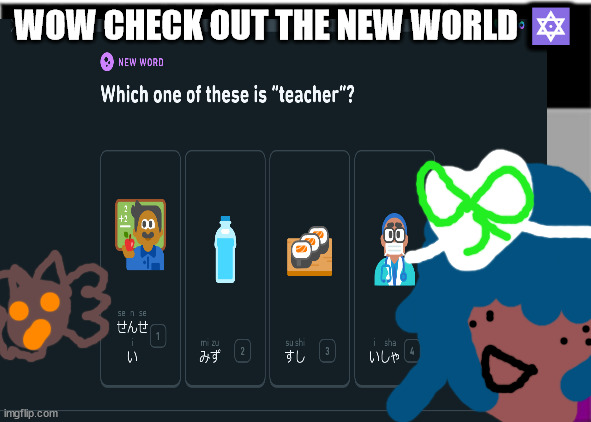 no one from Linkin Park will die tomorrow | WOW CHECK OUT THE NEW WORLD 🔯 | image tagged in robert smith will not die tomorrow | made w/ Imgflip meme maker