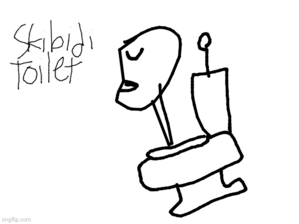Skibidi toilet credit: i dont know | made w/ Imgflip meme maker