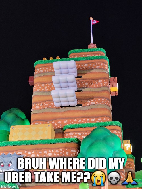 BRUH WHERE DID MY UBER TAKE ME??😭💀🙏 | made w/ Imgflip meme maker