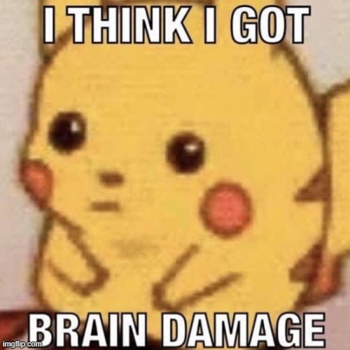 brain damage | image tagged in brain damage | made w/ Imgflip meme maker