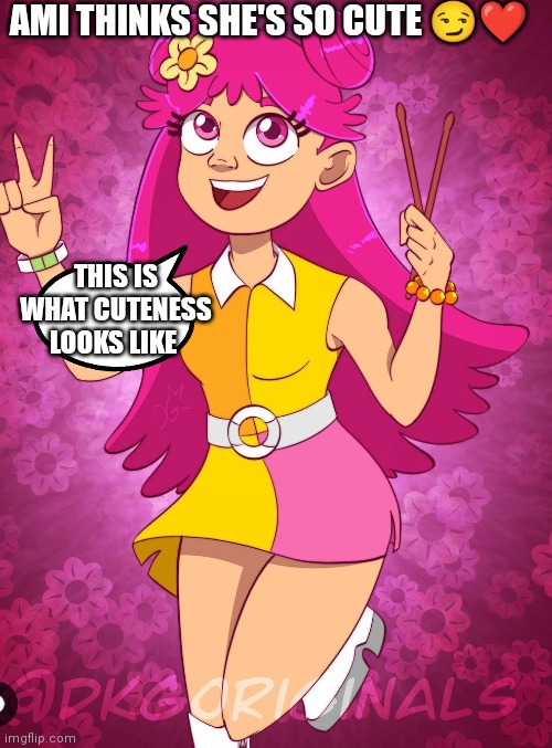 Ami thinks this is what cuteness looks like and I agree | AMI THINKS SHE'S SO CUTE 😏❤️; THIS IS WHAT CUTENESS LOOKS LIKE | image tagged in cuteness overload,this is what cuteness looks like,ami onuki,hi hi puffy ami yumi | made w/ Imgflip meme maker