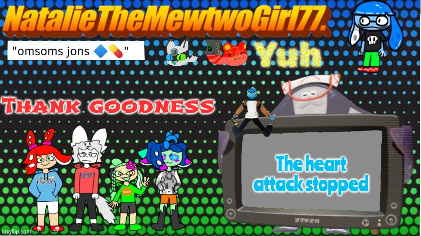 º | Yuh; Thank goodness; The heart attack stopped | made w/ Imgflip meme maker