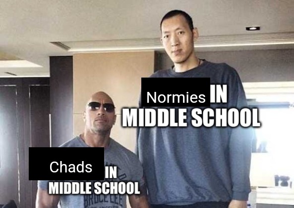 Chads Normies | made w/ Imgflip meme maker