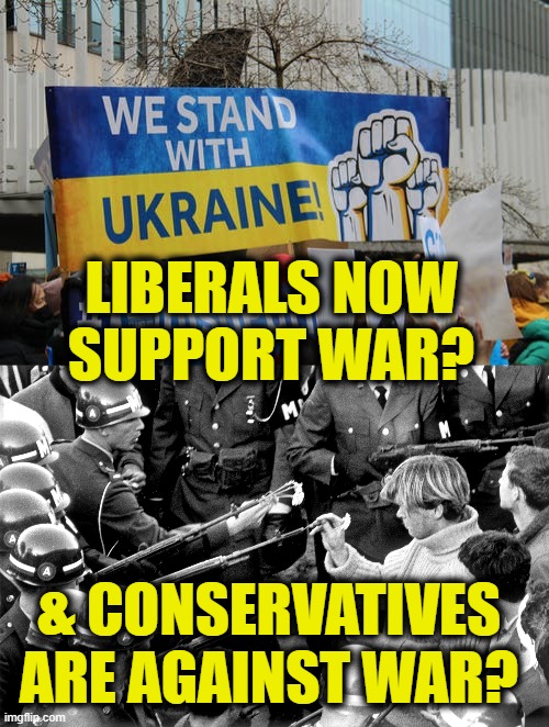 Trading Places | LIBERALS NOW
SUPPORT WAR? & CONSERVATIVES
ARE AGAINST WAR? | image tagged in liberals | made w/ Imgflip meme maker
