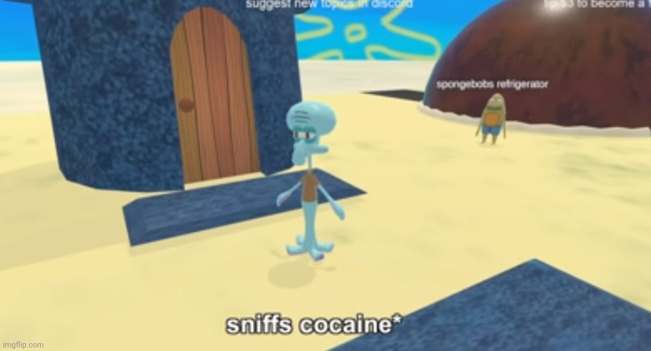 SNIFFS COCAINE | made w/ Imgflip meme maker
