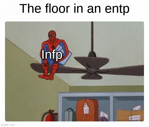 spider man floor is lava | The floor in an entp; Infp | image tagged in spider man floor is lava | made w/ Imgflip meme maker