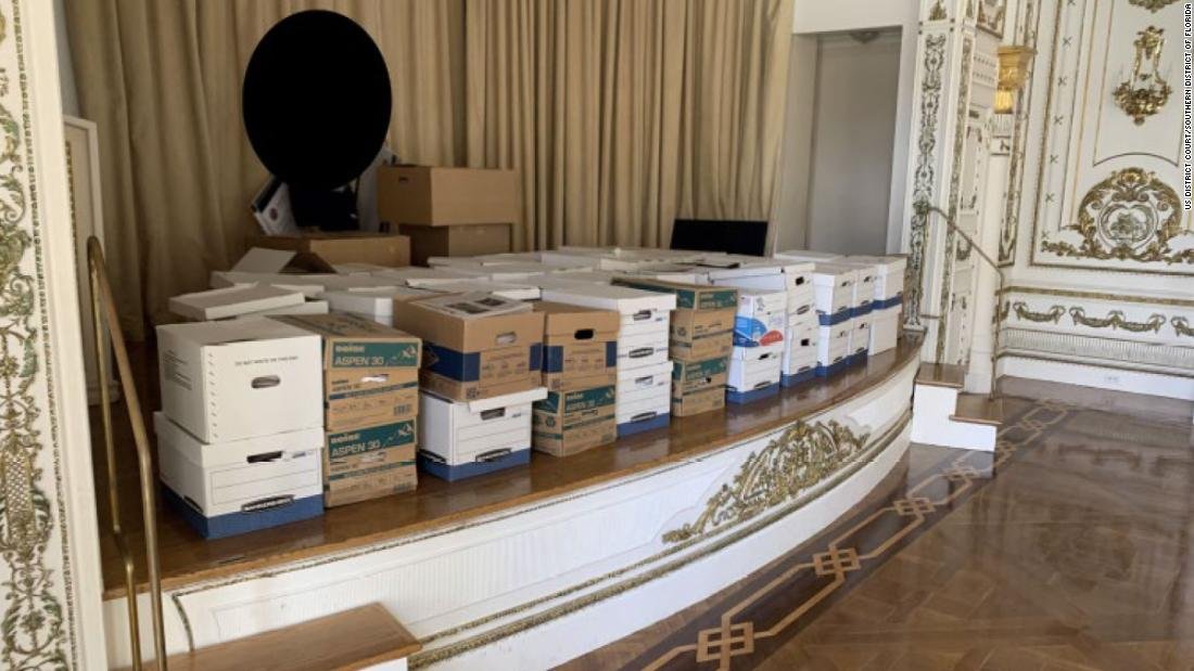 High Quality Trump's Mar a Lago Boxes - people died to give us that info Blank Meme Template