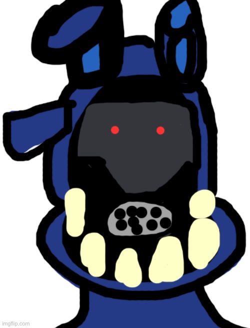 Poorly Drawn Withered Bonnie Toliet | image tagged in withered bonnie,fnaf_bonnie,bonnie,fnaf,five nights at freddys | made w/ Imgflip meme maker