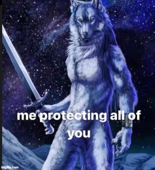 your making daddy mad kitten | image tagged in discord kitten,daddy,wolf badass,badass wolf with sword | made w/ Imgflip meme maker