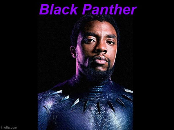 Black Panther Blank Template - Imgflip