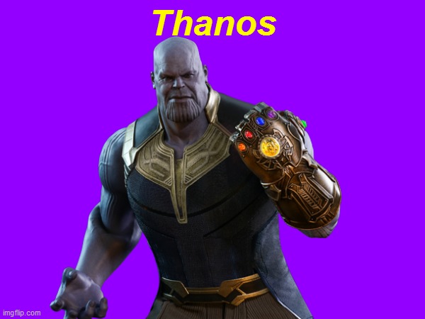 Thanos Blank Meme Template